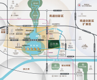 130-190㎡滨水三房、四房，展厅位于紫琅新天地9号楼